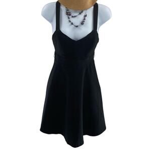 Candie's XS cross back Black Dress